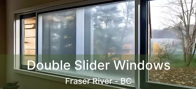  Double Slider Windows Fraser River - BC