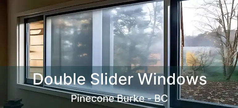  Double Slider Windows Pinecone Burke - BC