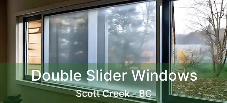  Double Slider Windows Scott Creek - BC