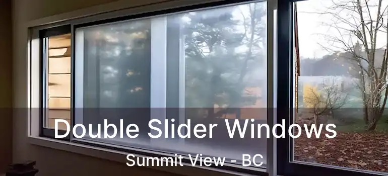  Double Slider Windows Summit View - BC