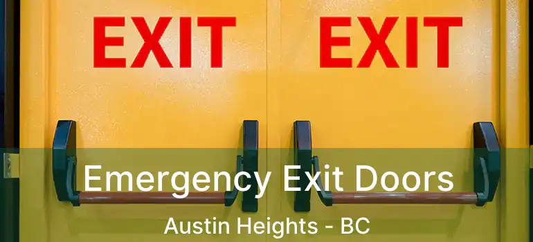  Emergency Exit Doors Austin Heights - BC