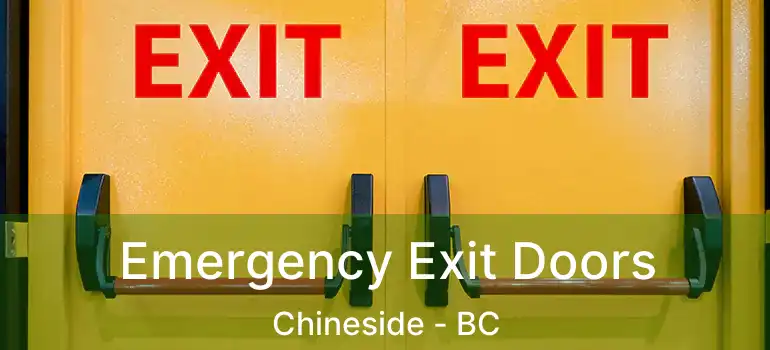  Emergency Exit Doors Chineside - BC
