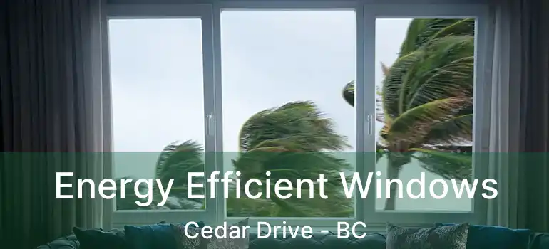  Energy Efficient Windows Cedar Drive - BC