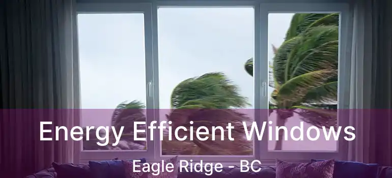  Energy Efficient Windows Eagle Ridge - BC