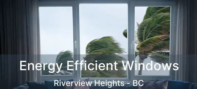  Energy Efficient Windows Riverview Heights - BC