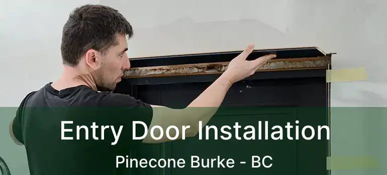  Entry Door Installation Pinecone Burke - BC