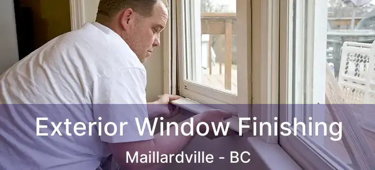  Exterior Window Finishing Maillardville - BC