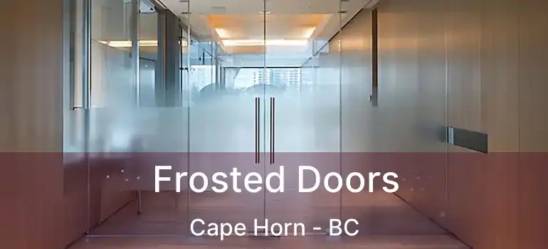  Frosted Doors Cape Horn - BC