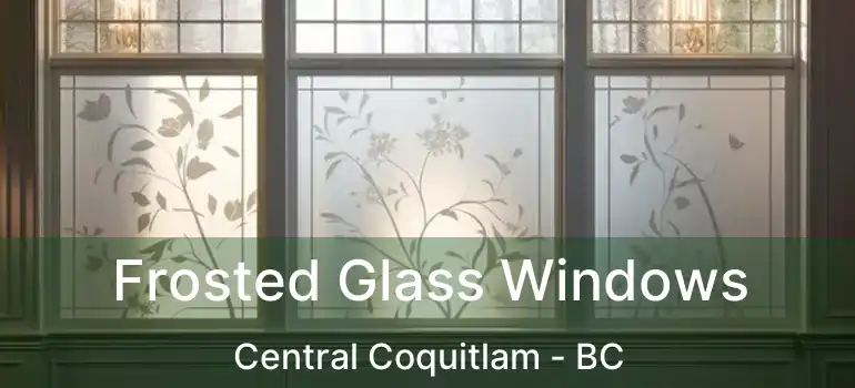  Frosted Glass Windows Central Coquitlam - BC