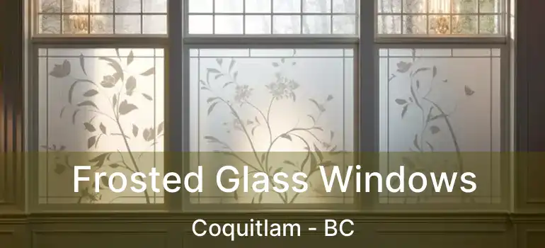  Frosted Glass Windows Coquitlam - BC