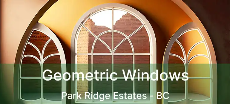  Geometric Windows Park Ridge Estates - BC