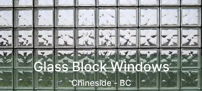  Glass Block Windows Chineside - BC