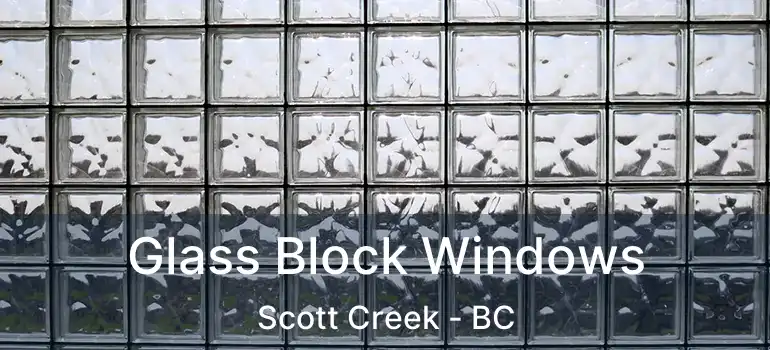  Glass Block Windows Scott Creek - BC