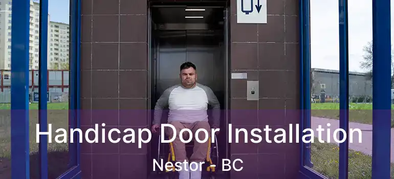  Handicap Door Installation Nestor - BC