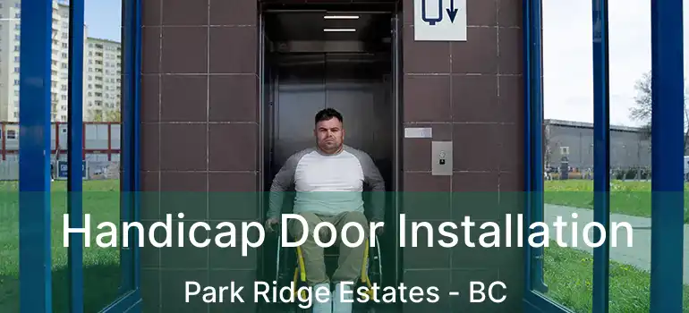  Handicap Door Installation Park Ridge Estates - BC