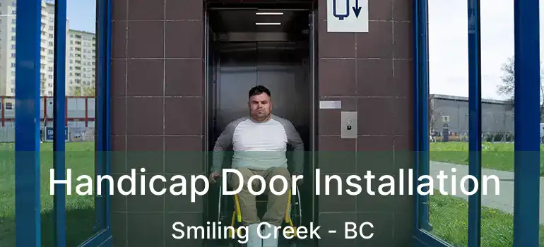  Handicap Door Installation Smiling Creek - BC