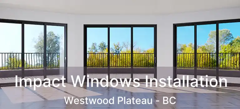  Impact Windows Installation Westwood Plateau - BC