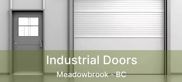 Industrial Doors Meadowbrook - BC
