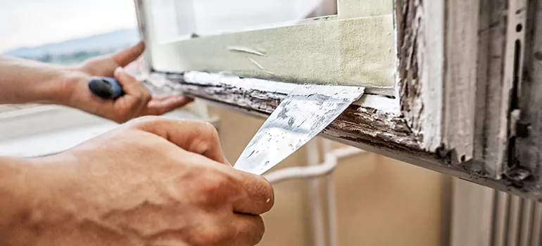 Exterior Window Frame Repair in Summit View, BC