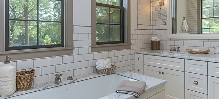 Bathroom Windows Privacy Glass in Summit View, BC