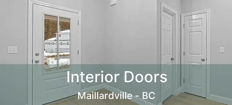  Interior Doors Maillardville - BC
