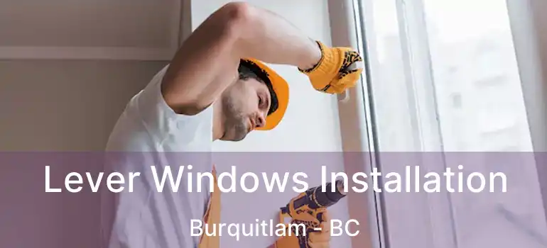  Lever Windows Installation Burquitlam - BC