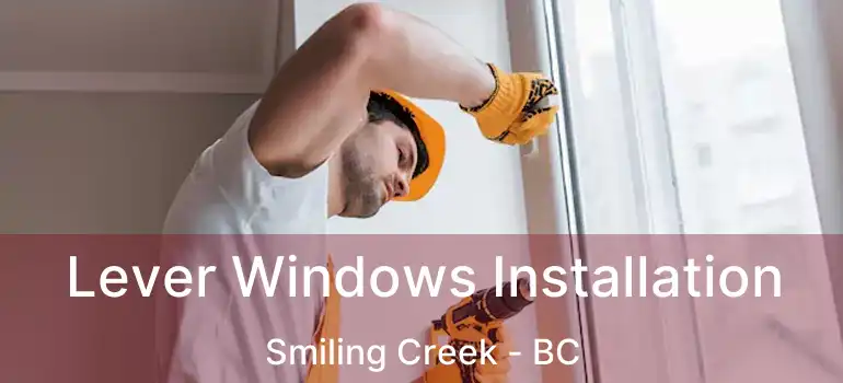  Lever Windows Installation Smiling Creek - BC