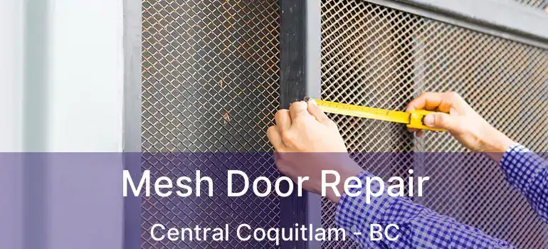  Mesh Door Repair Central Coquitlam - BC