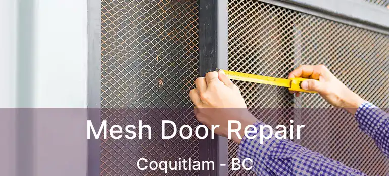  Mesh Door Repair Coquitlam - BC
