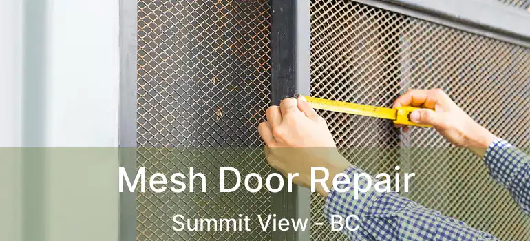  Mesh Door Repair Summit View - BC