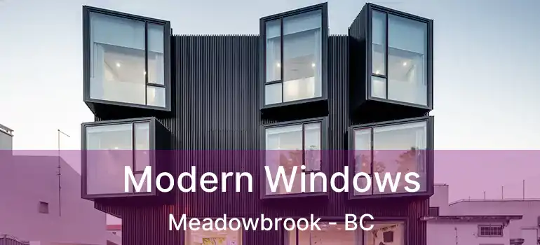  Modern Windows Meadowbrook - BC