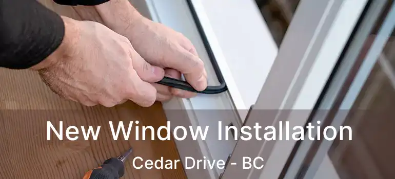  New Window Installation Cedar Drive - BC