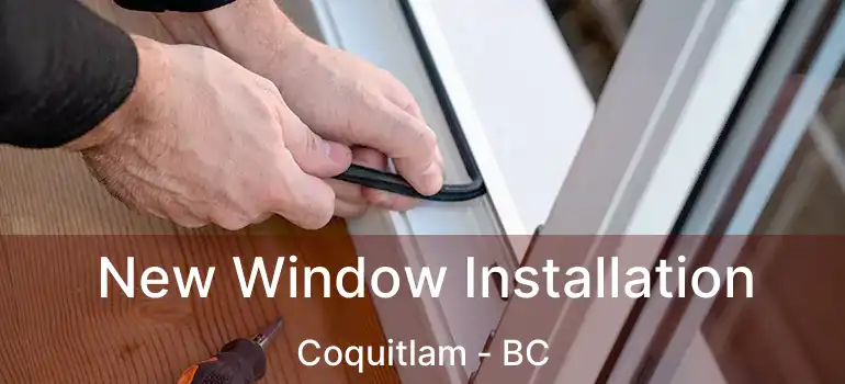  New Window Installation Coquitlam - BC