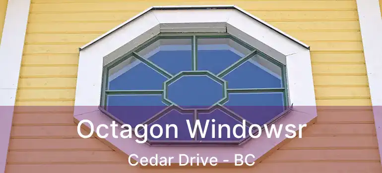  Octagon Windowsr Cedar Drive - BC