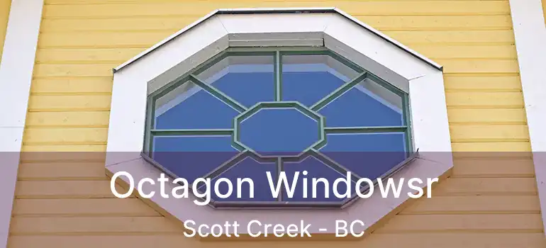  Octagon Windowsr Scott Creek - BC