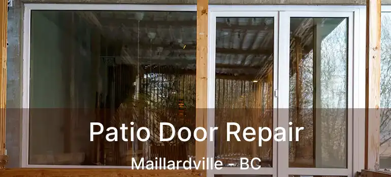  Patio Door Repair Maillardville - BC