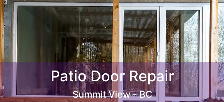  Patio Door Repair Summit View - BC