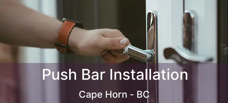  Push Bar Installation Cape Horn - BC