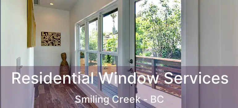  Residential Window Services Smiling Creek - BC
