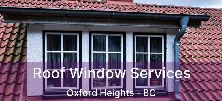  Roof Window Services Oxford Heights - BC