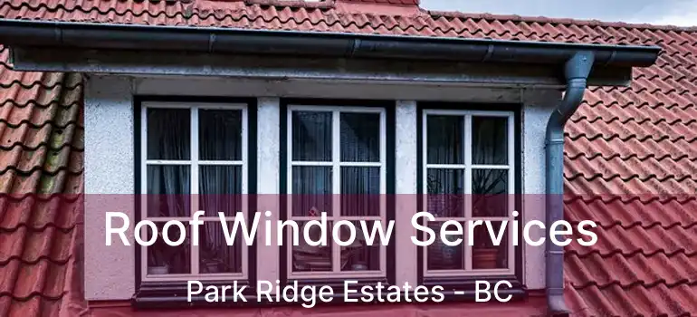  Roof Window Services Park Ridge Estates - BC