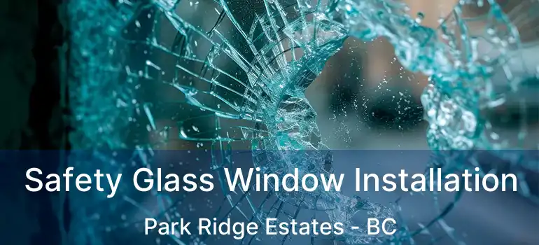  Safety Glass Window Installation Park Ridge Estates - BC