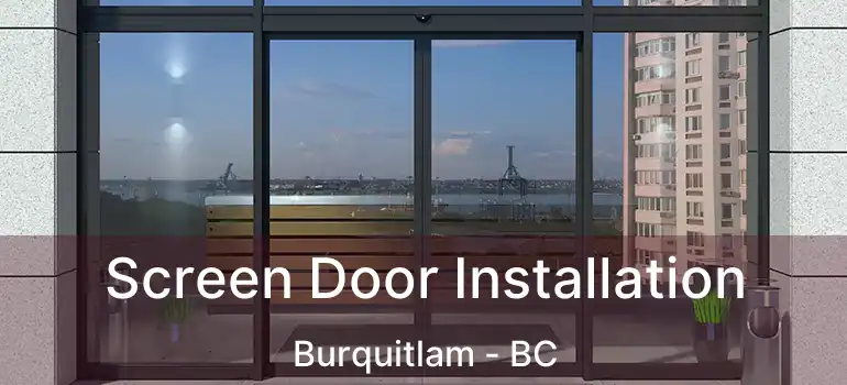  Screen Door Installation Burquitlam - BC