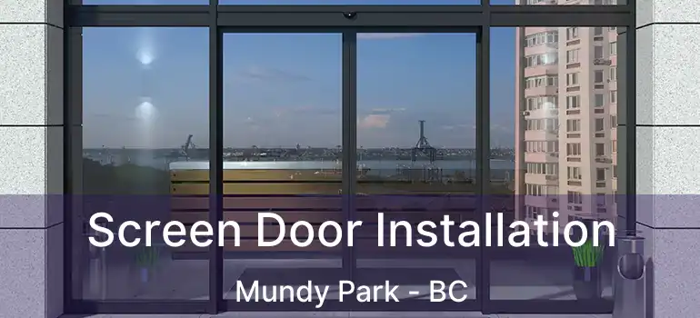  Screen Door Installation Mundy Park - BC