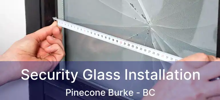  Security Glass Installation Pinecone Burke - BC