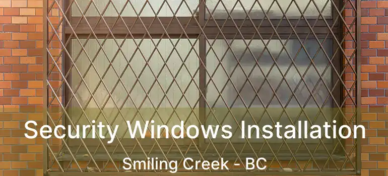  Security Windows Installation Smiling Creek - BC
