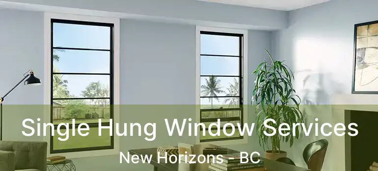  Single Hung Window Services New Horizons - BC