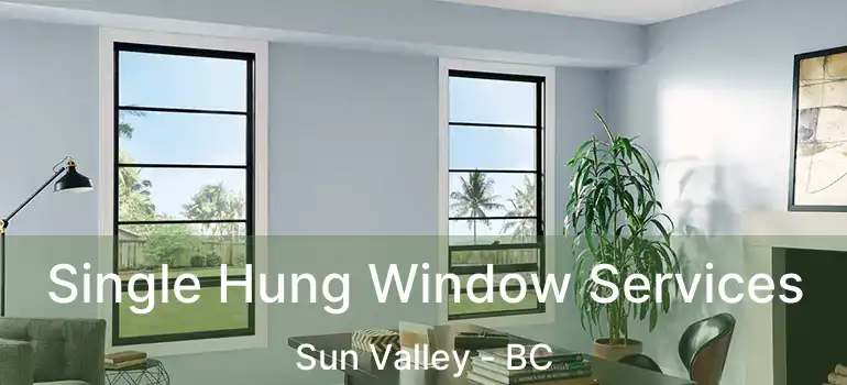  Single Hung Window Services Sun Valley - BC