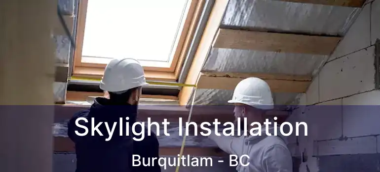  Skylight Installation Burquitlam - BC