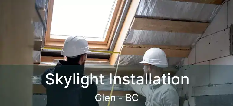  Skylight Installation Glen - BC